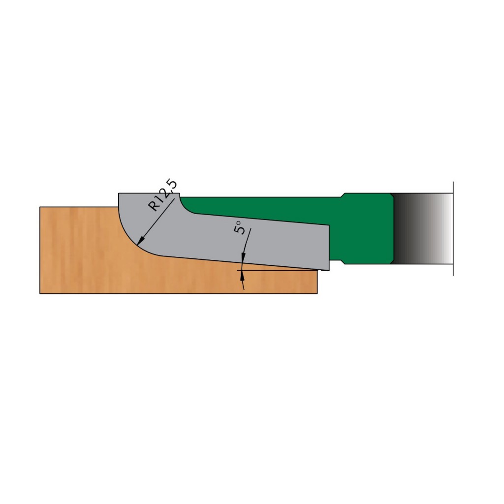 Fresa para Almofada Tipo Cruzeiro Ø170 x 30 – 2 Dentes - Cód. 1762.01